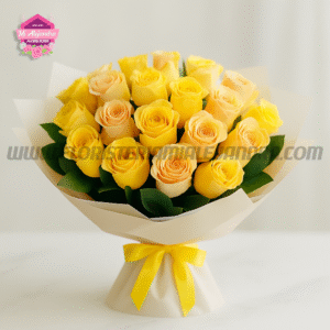 Bouquet Brillante de Rosas Amarillas